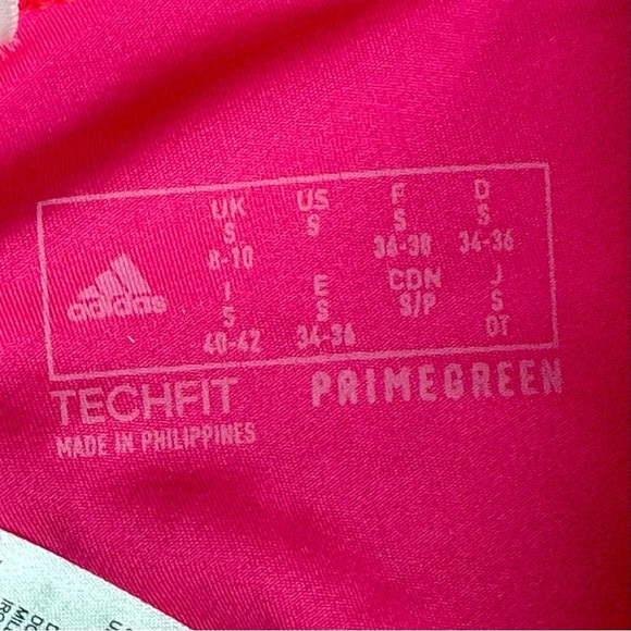 NWT Adidas x Marimekko Tech fit Prime Long Tights Red Geometric Print Size S - Picture 6 of 15